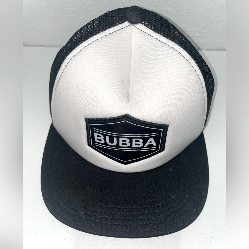 Knuckleheads “Bubba” black & white hat - small size - toddler - SnapBack